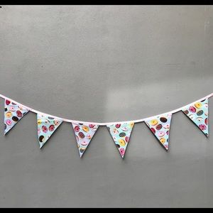 Mexicotodocorazon  Donuts bunting flags decoration